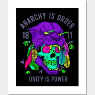 Unity is Power Pantera Skull Posters and Art